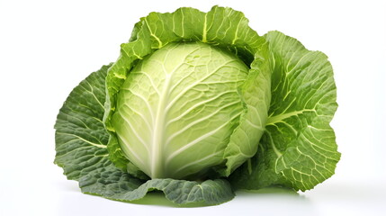 Obraz premium cabbage isolated on white
