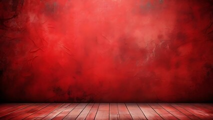 Red grunge texture wall background