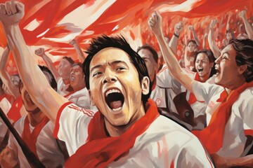 The roaring fans of Peru - Generative AI