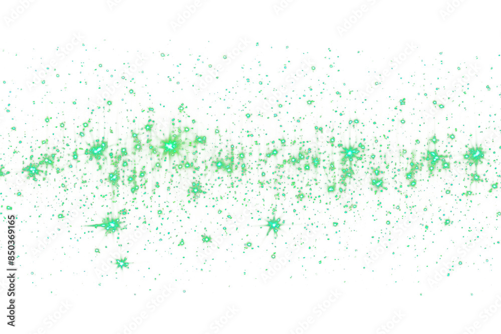 Canvas Prints png green glitter borders backgrounds abstract pattern.