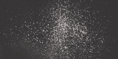 Black and white stain rusty metal texture old terrazzo surface isolated overlay decorative vintage vector background.