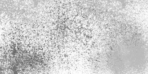 Black and white stain rusty metal texture old terrazzo surface isolated overlay decorative vintage vector background.