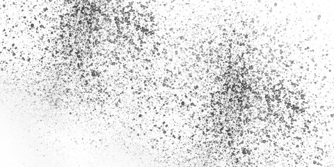 Black and white stain rusty metal texture old terrazzo surface isolated overlay decorative vintage vector background.