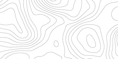 Topographic map and landscape terrain texture grid. Abstract lines background. Contour maps. Vector illustration. black and white topographic contours lines of mountains.