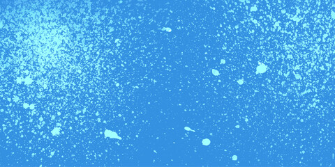 Blue stain rusty metal texture old terrazzo surface isolated overlay decorative vintage vector background.