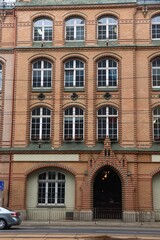Obraz premium High school in Wroclaw, Poland