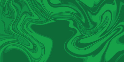 Abstract green wave background. Fluid shapes composition. vector design concept.