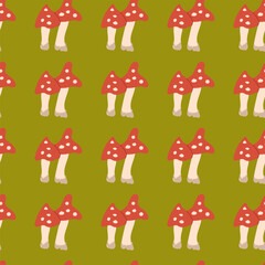 Fall thanksgiving pattern with autumn leaves and plants, animals. Cute fabric design. Thanksgiving day seamless background in traditional colors for clothes, textile, wrapping papers. Cute elements.