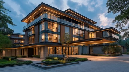 Modern Glass Building
