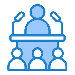 Public Speaking Icon