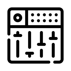mixer line icon