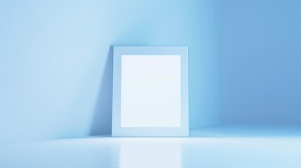 photo frame card isolated on the white backgrounds : Generative AI