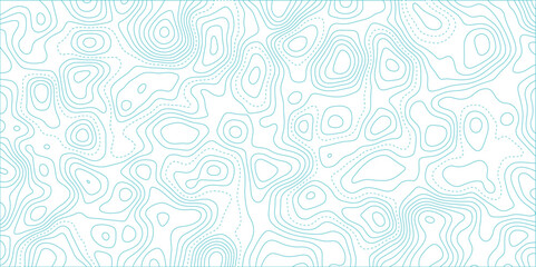 Green lines Topographic contour lines map seamless pattern. Geographic mountain relief. Topo contour map on white background, Topographic contour green lines.