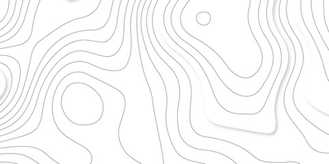 Lines Topographic contour lines vector map seamless pattern.  retro topographic map. geographic contour map grid backdrop paper texture. Panorama view multicolor wave curve line.