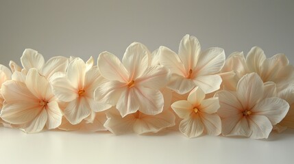 Naklejka premium Delicate Pink Flowers in Soft Light