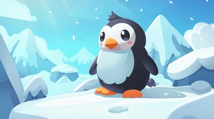 Engage your attention and boost your logic skills with this educational game featuring a cute cartoon penguin