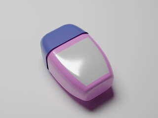 Petroleum jelly jar 3d illustration white background 