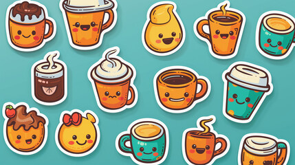 drink icons pattern