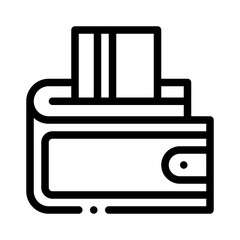 wallet line icon