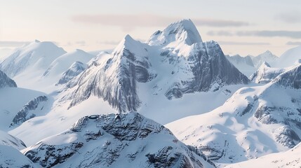 Obraz premium The Scandinavian Mountains or Scandes a mountain range crossing the Scandinavian Peninsula Mountain landscape The western flanks of the mountains : Generative AI