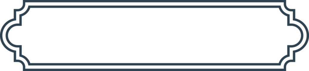 Obraz premium Decorative vintage frame border