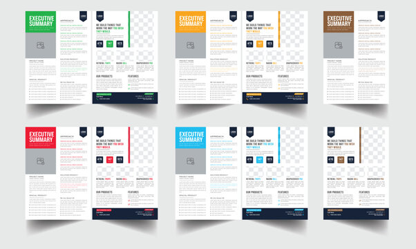 Product Data Sheet, Technical Data Sheet layout template design