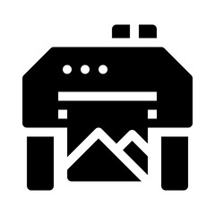 plotter glyph icon