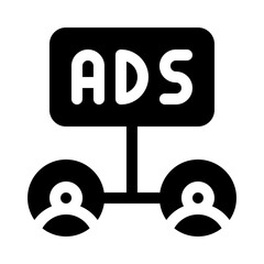 marketing glyph icon