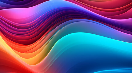 Fototapeta premium Abstract colorful waves
