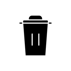 trash glyph icon
