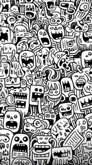 Obraz premium Abstract graffiti art pattern