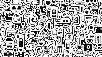 Obraz premium Abstract graffiti art pattern