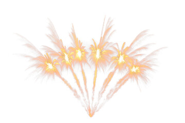 Obraz premium PNG Firework fireworks black background illuminated