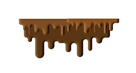 melted chocolate dripping	