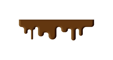 melted chocolate dripping	