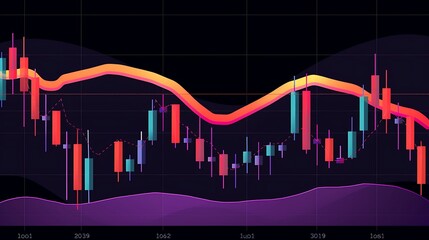 Comprehensive Trading Chart Analysis with Dual Bar Charts for Stock Market Trends and Technical Analysis