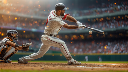 male baseball player playing baseball