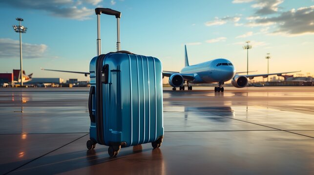 at the airport luggage suitcases wide banner,luggage suitcases at the airport wide banner,for vacations and holiday travel concepts