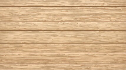 Fototapeta premium Close-up view of light wooden planks arranged horizontally, showcasing natural wood grain and texture, perfect for backgrounds. 