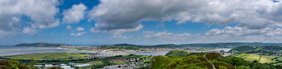 walking around Conwy in North Wales