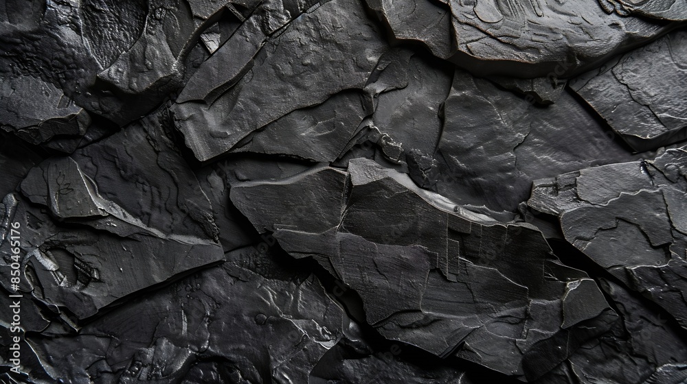 Poster black stone background with copy space for design wide banner concrete wall surface texture : genera