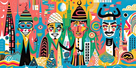 Fototapeta premium Arab Businessmen in Modern Meeting