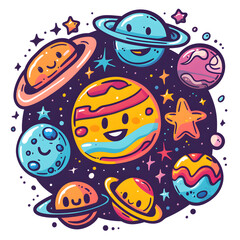 cartoon illustrator card or background .