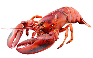Lobster on transparent or white background