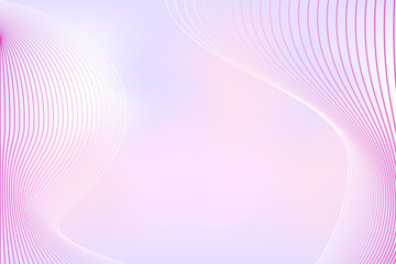 Light violet, light purple liquid gradient background with wavy lines. Elegant glowing fluid composition for cosmetology presentation, beauty science, skin care web banner