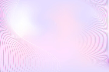 Light lavender violet color background, light purple liquid gradient wallpaper with wavy lines. Elegant pure, glowing fluid composition, cosmetology presentation, beauty science, skin care web banner