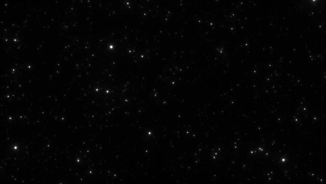 starry night, star field, moving stars,  night sky, sky, Night starry skies with twinkling or blinking stars motion background. Flying through realistic starfield from outer space with stars motion.