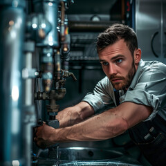 Portrait of an electrical engineer