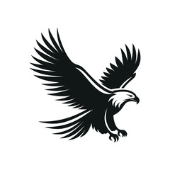 Modern Minimalist Falcon Design: Royalty-Premium Vector for Professional Use