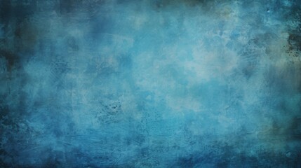 Beautiful serene blue hues textured like an expressive canvas painting